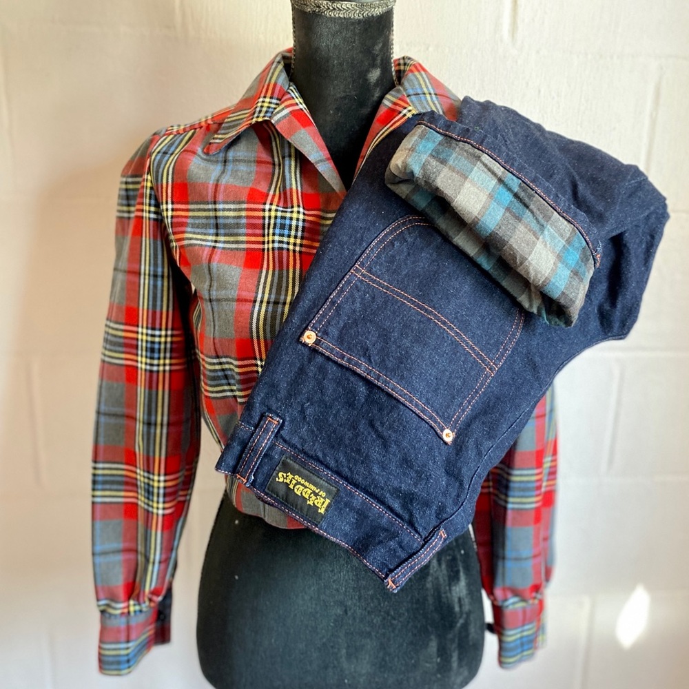 Freddie’s of Pinewood Top and Winterlined Jeans Vintage Reproduction